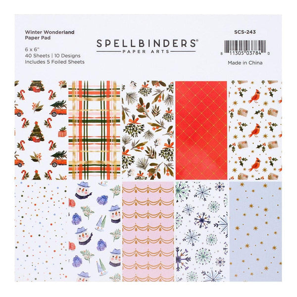 Winter Wonderland Paper Pad 6x6