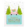 Essential Christmas Greetings Glimmer Hot Foil Plate from the Christmas Traditions Collection (GLP-293) Product Example